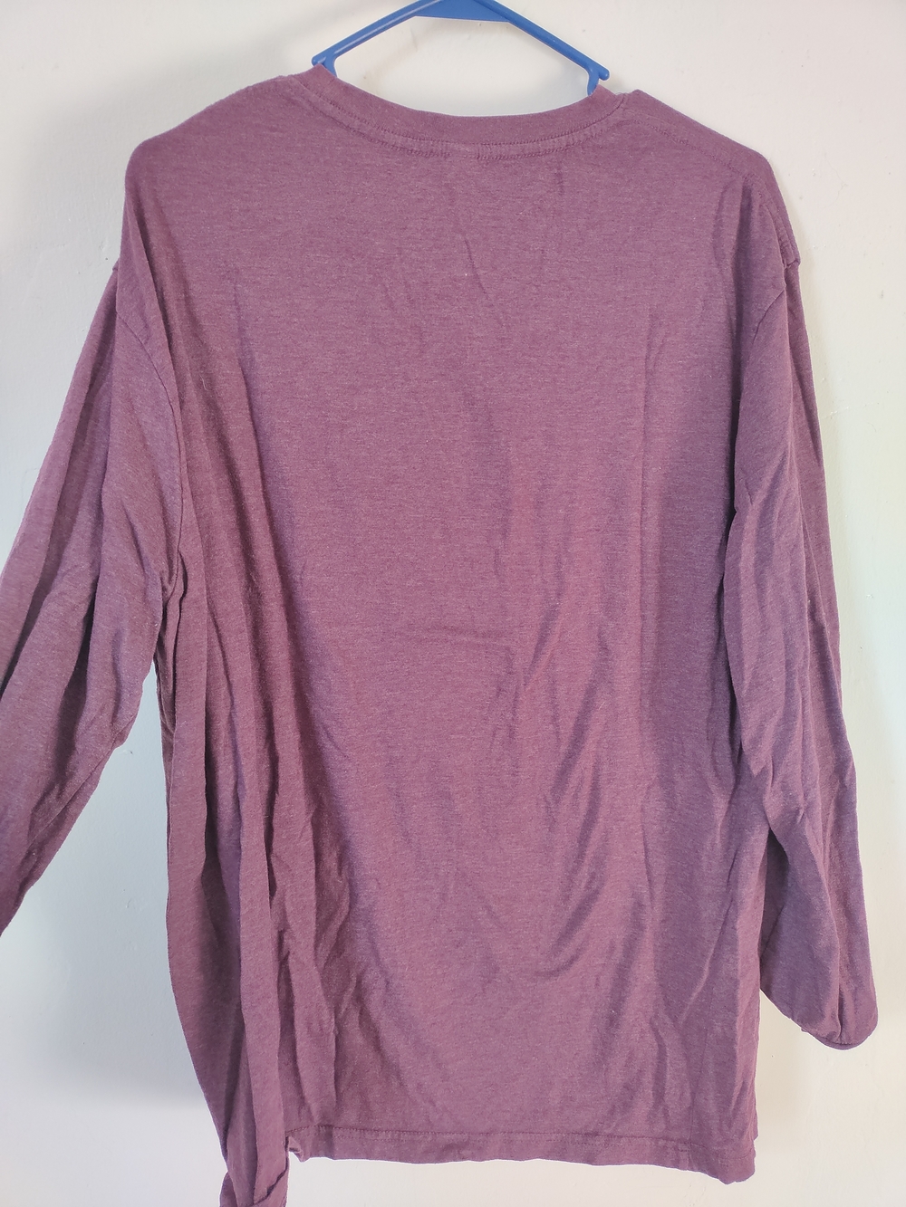 Salem Massachusetts Long Sleeve Tee - Maroon - Picture 2 of 3